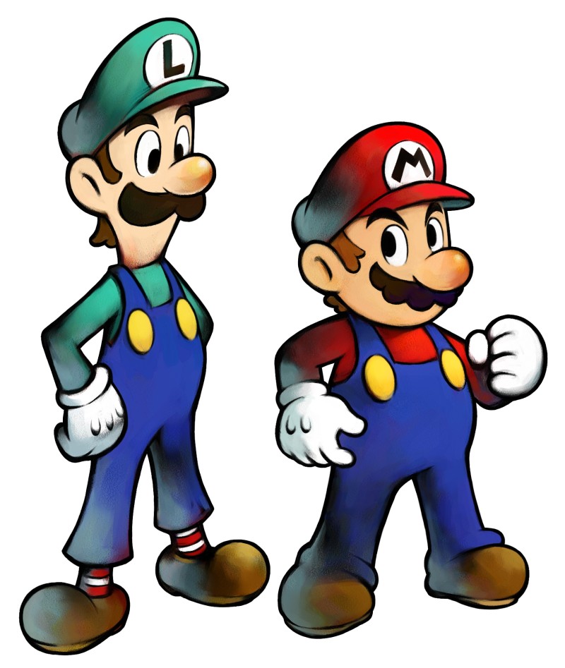 mario and luigi pictures. The Mario Brothers totally